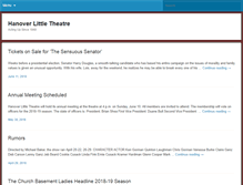 Tablet Screenshot of hanoverlittletheatre.com